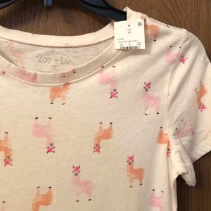 Llama T-Shirt size XS - NWT